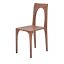 Gio Set of 2 Walnut Stained Chairs by Paolo Castelli