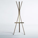 Morandi Wood Tripod Coat Rack by Paolo Castelli