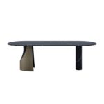 Ellipse Matt Oval Dining Table by Paolo Castelli