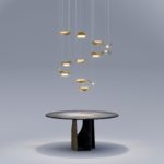 Ellipse Matt Round Dining Table by Paolo Castelli