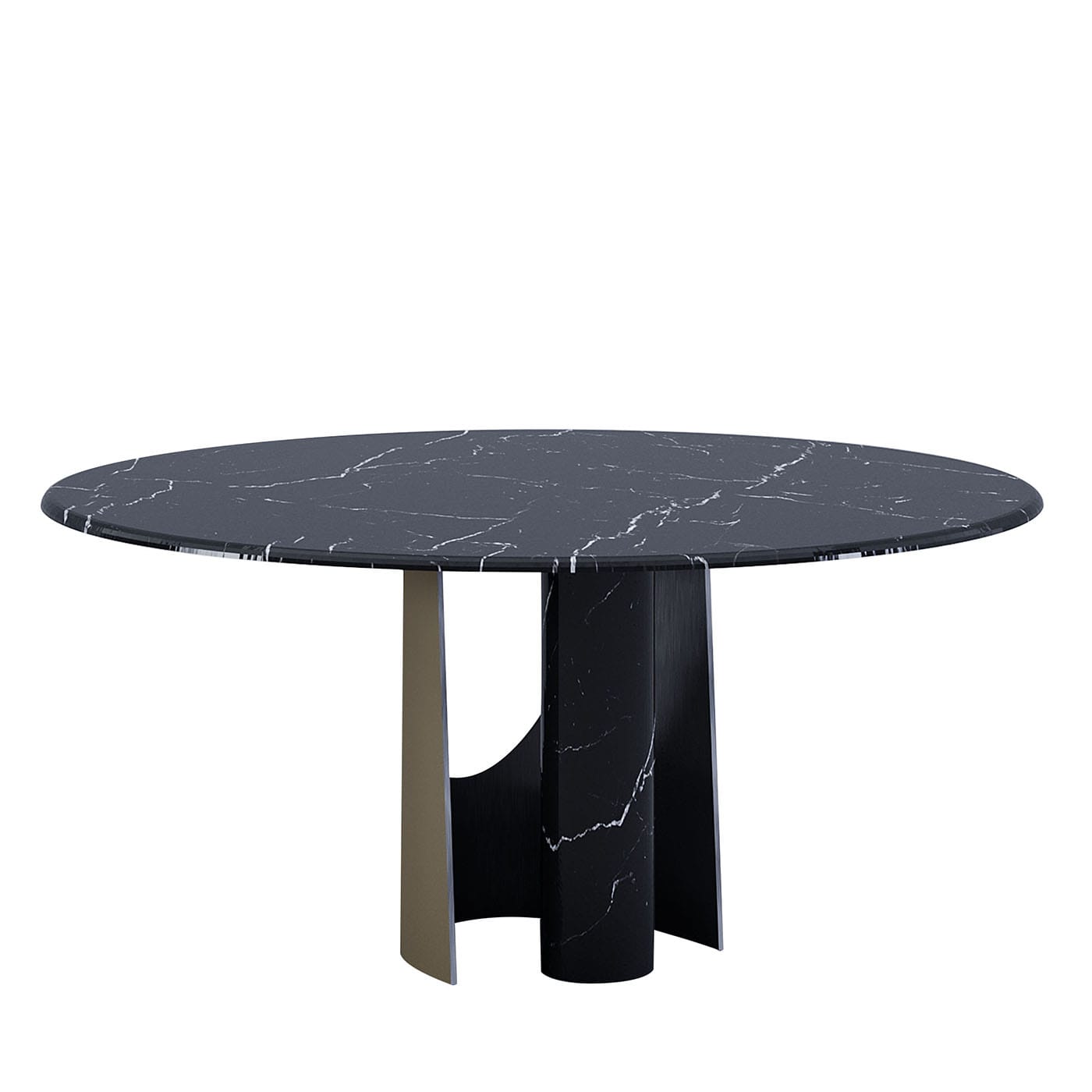 Ellipse Matt Round Dining Table by Paolo Castelli