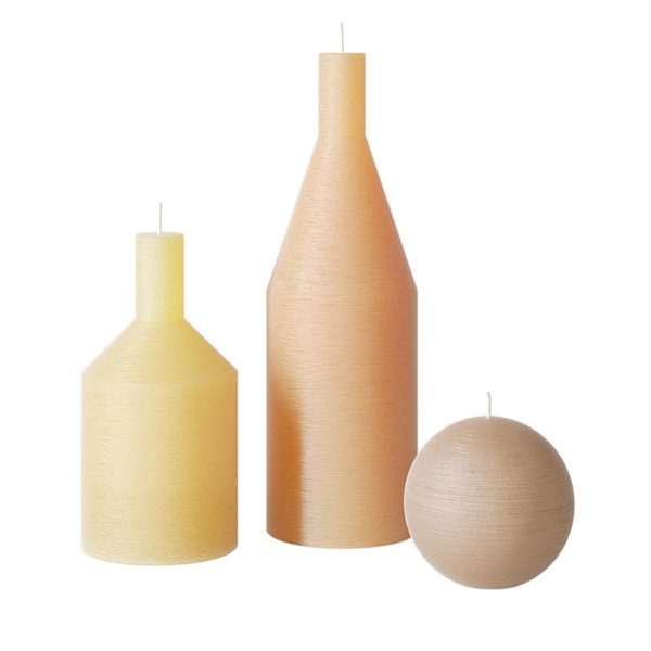 Candele dAutore Set of 3 Morandi Candles by Paolo Castelli