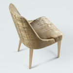 Audrey Beige Chair by Paolo Castelli