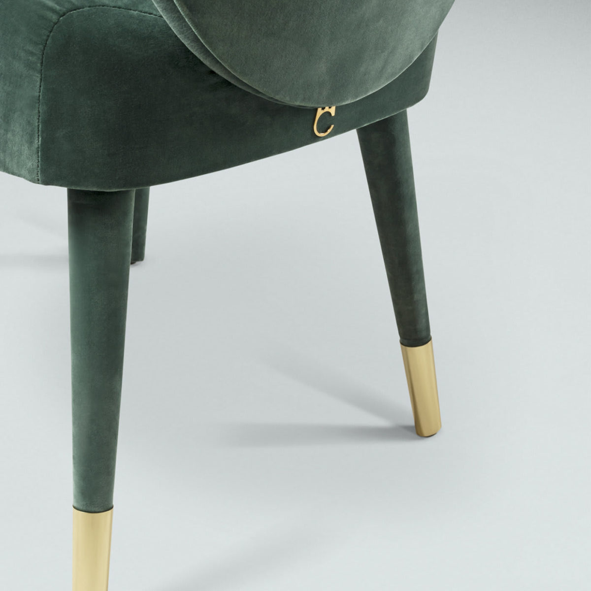 Sofia Green Chair by Paolo Castelli