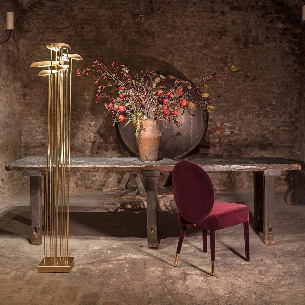 Anodine Floor Lamp by Paolo Castelli