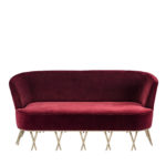 Orus Red Sofa by Paolo Castelli