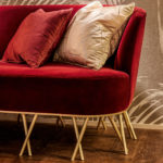 Orus Red Sofa by Paolo Castelli