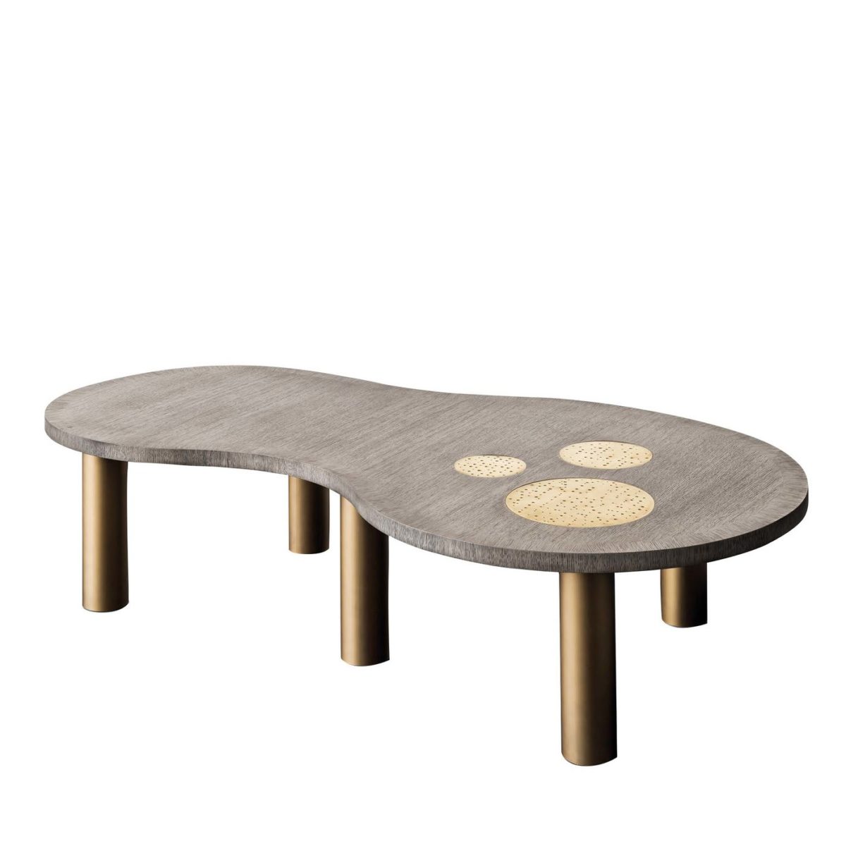 Jade Oblong Oak Coffee Table by Chiara Provasi