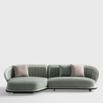 Light Green Modular Sofa by CPRN Homood