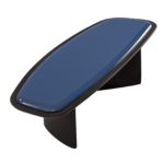 Glossy Lacquered Blue Coffee Table by CPRN Homood