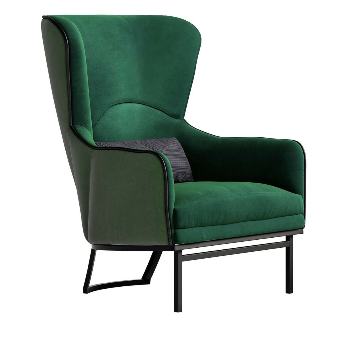 Green Bergere Armchair by CPRN Homood