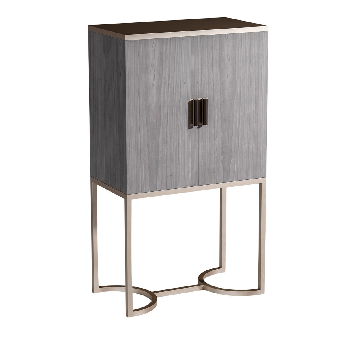 Bluemoon Grey Bar Cabinet by CPRN Homood