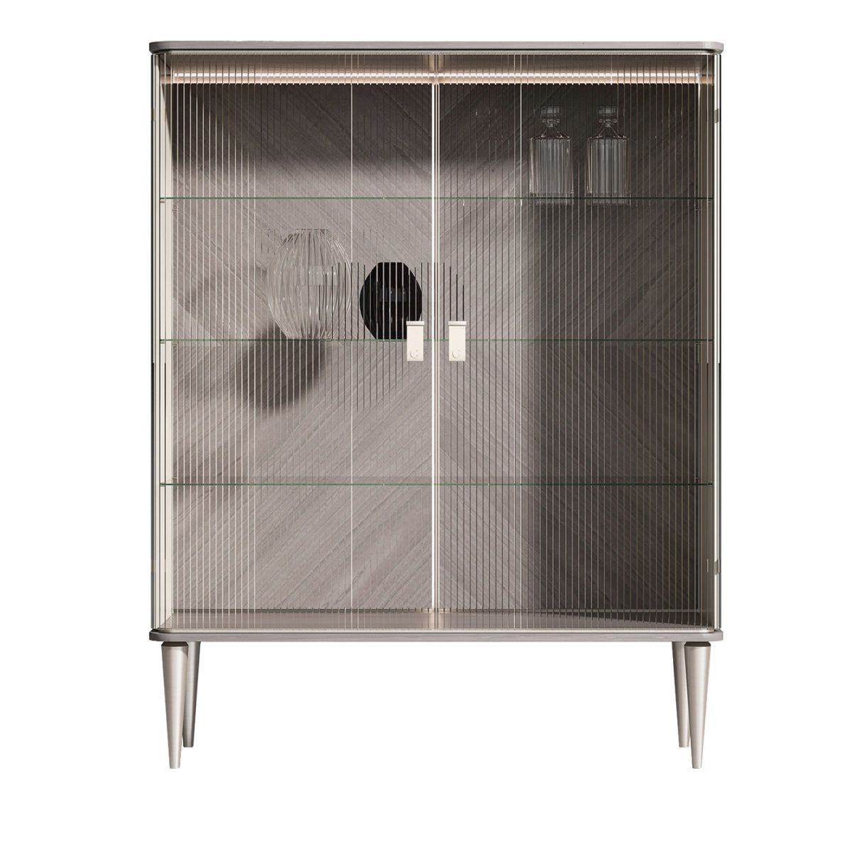 Cocoon Tall Glass Cabinet by CPRN Homood