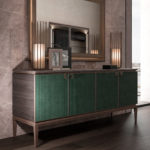 Nabuck Leather Sideboard by CPRN Homood