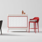 White Bar Cabinet by CPRN Homood