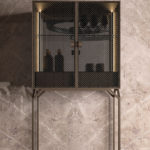 Glass Bar Cabinet by CPRN Homood