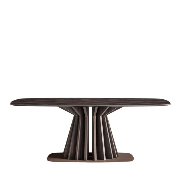 Dark Rectangular Dining Table by CPRN Homood