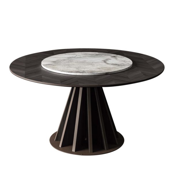 Round Inlaid Dining Table by CPRN Homood