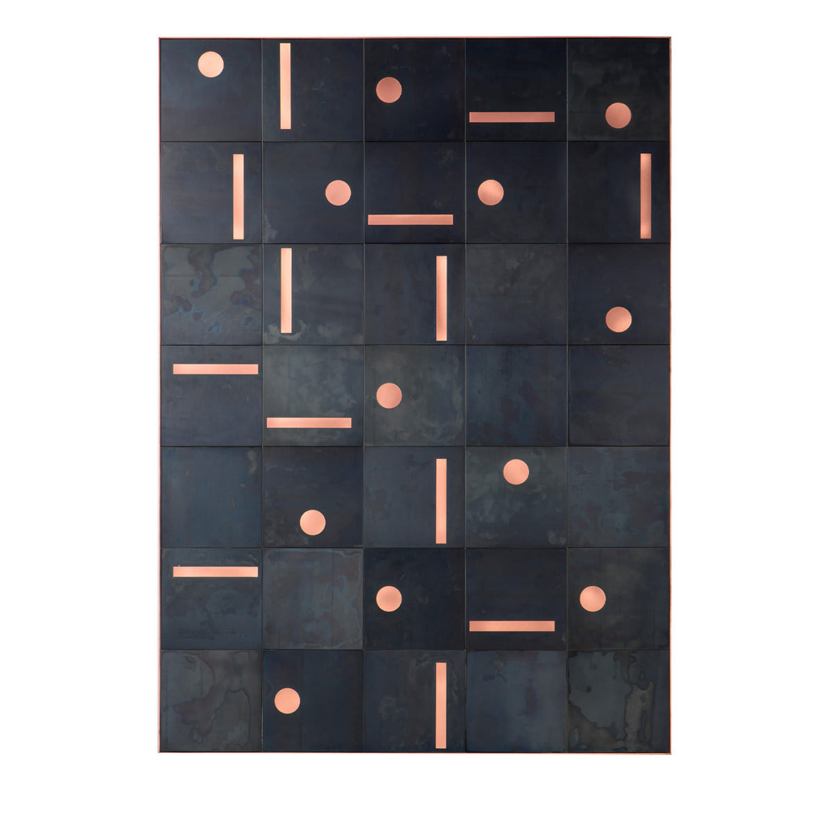 Yoko 02 Metal Decorative Panel by De Castelli