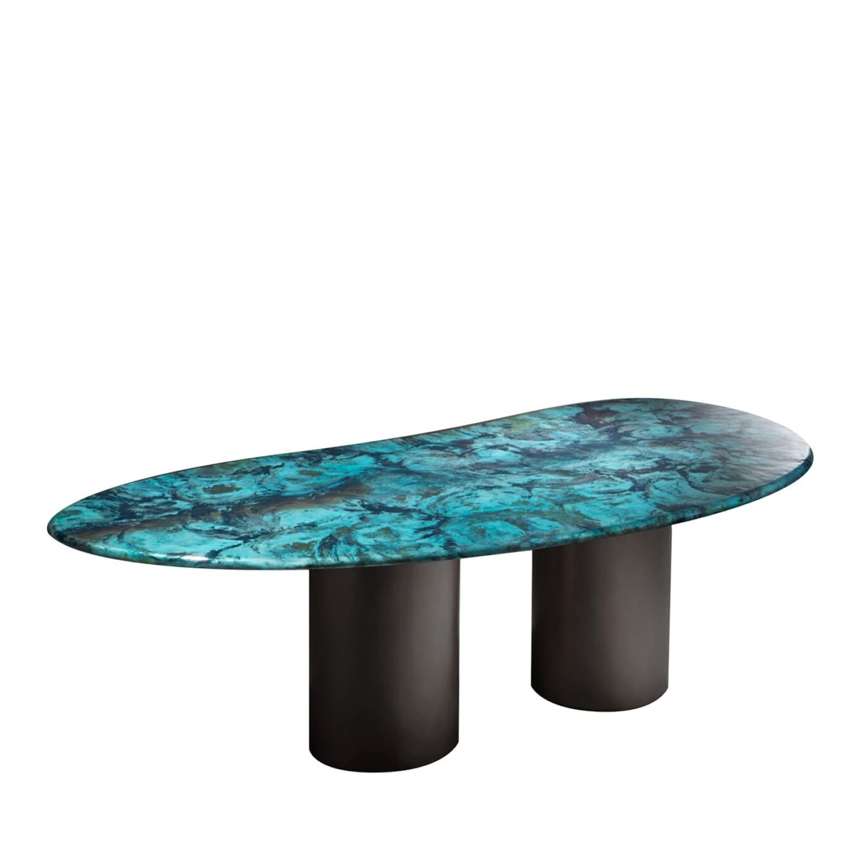 Baia Black Dining Table by De Castelli