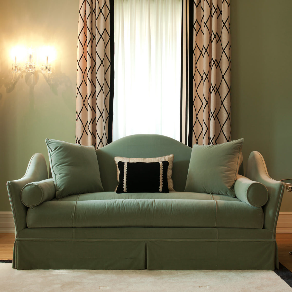 Isabel Green 3-Seater Sofa by Chiara Provasi