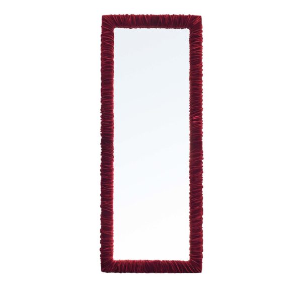 Pierre Ruched Velvet Mirror by Chiara Provasi