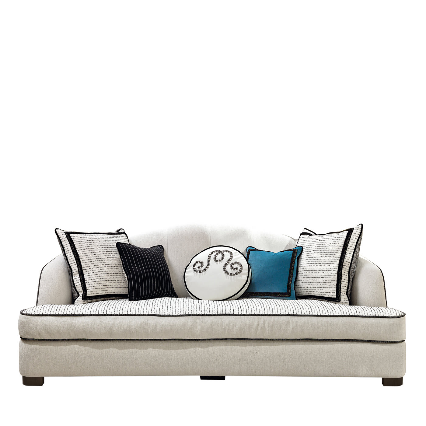 Luxury Grace Beige 3-Seater Sofa by Chiara Provasi