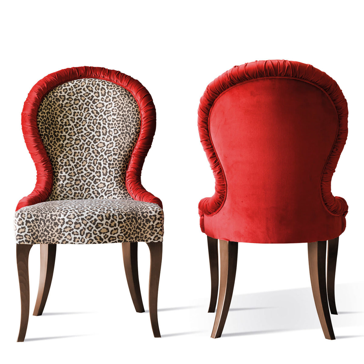 Julie Red Dining Chair by Chiara Provasi