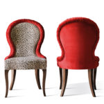 Julie Red Dining Chair by Chiara Provasi