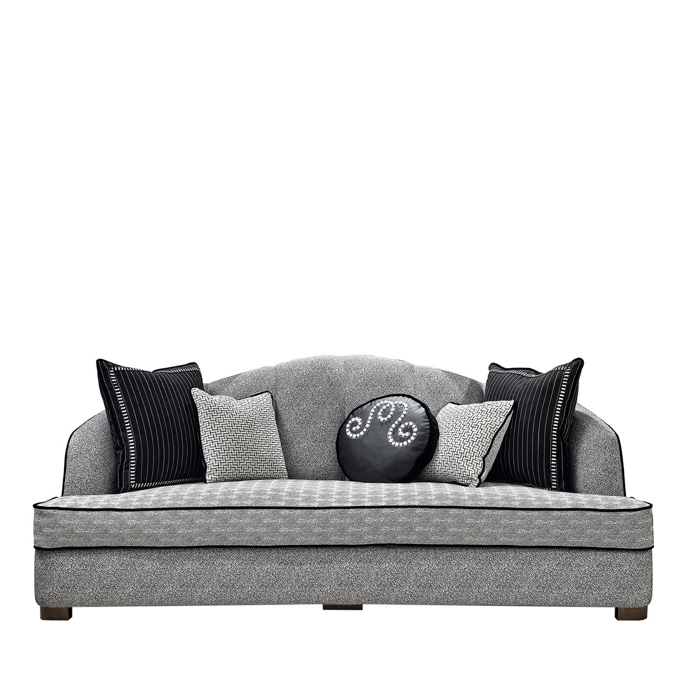 Luxury Grace Grey 3-Seater Sofa by Chiara Provasi