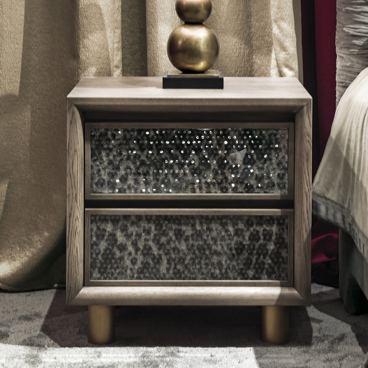 Roger Safari Nightstand by Chiara Provasi