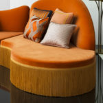 Wave Orange 3-Piece Sectional Sofa #2 by Chiara Provasi