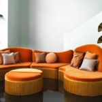 Wave Orange 3-Piece Sectional Sofa #2 by Chiara Provasi