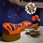 Wave Orange 3-Piece Sectional Sofa #1 by Chiara Provasi