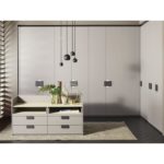 Atlante Charme mat Lacquered Wardrobe by EmmeBi