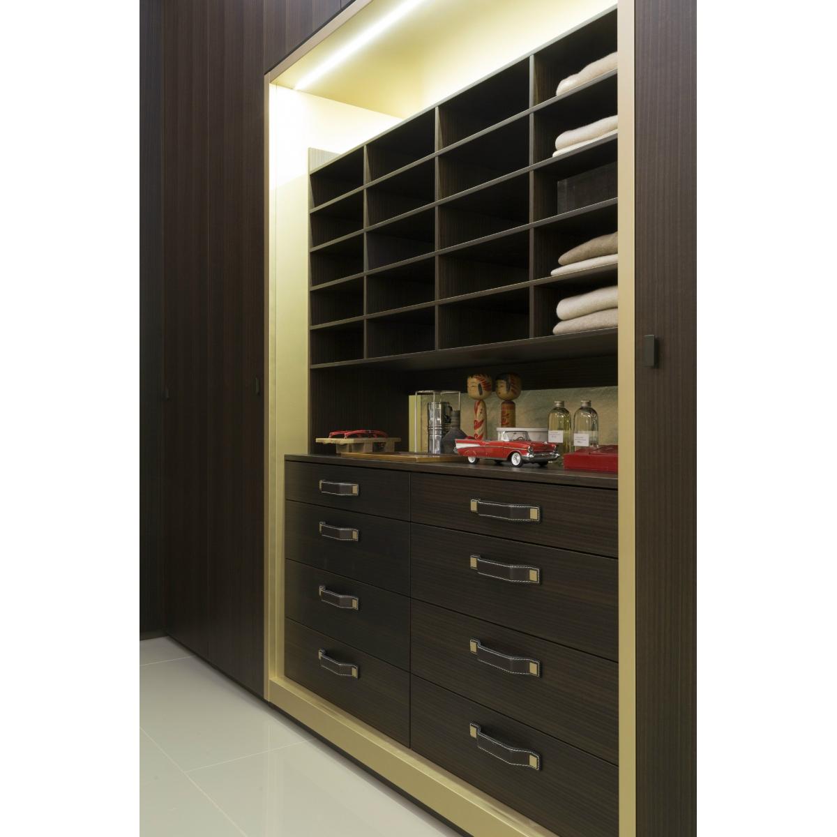 Venice Eucaliptus Wood Wardrobe by Emmebi