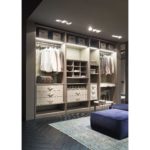 Atlante Wood walk-in Wardrobe by Emmebi