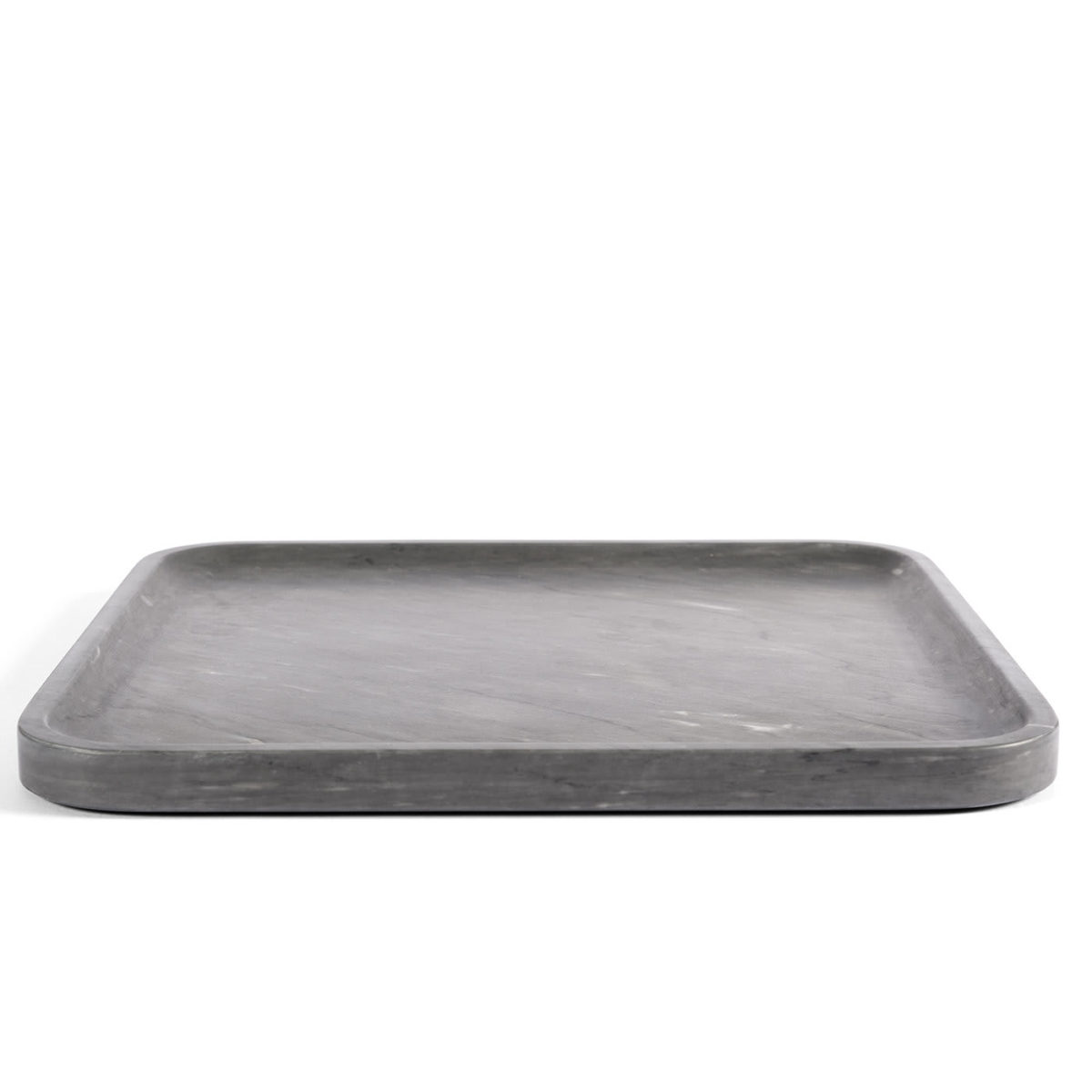 Pietra L04 Tray in Grigio Versilia Marble by Salvatori