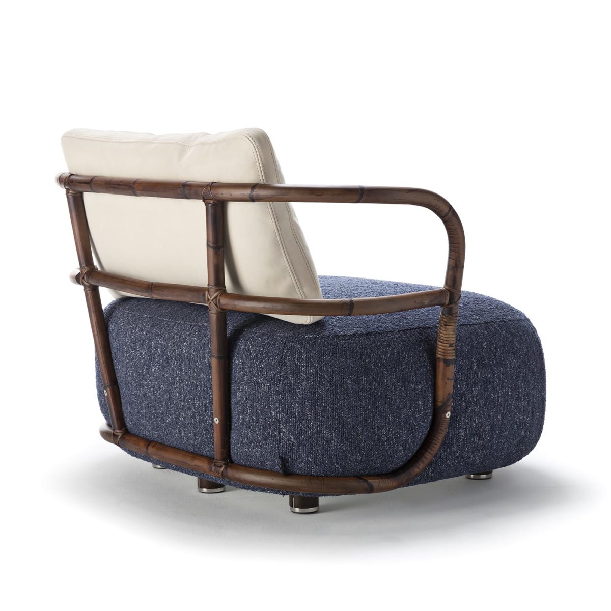 Jungle Large Low Blue Armchair by Exteta