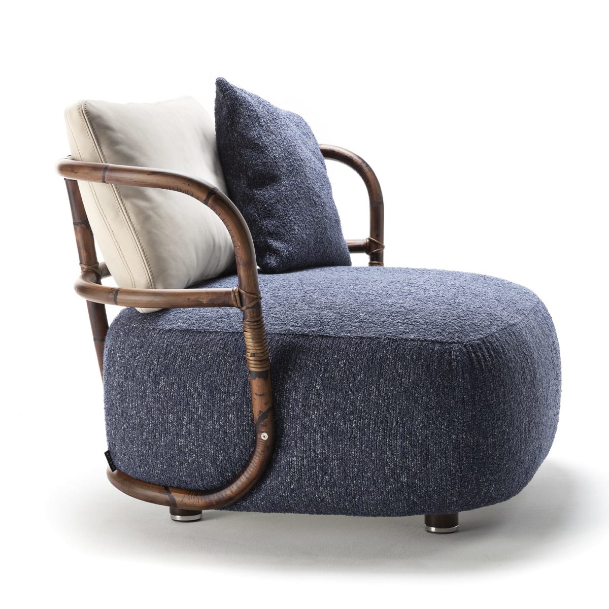 Jungle Large Low Blue Armchair by Exteta