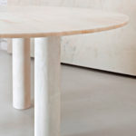 Rosa Portogallo Marble Lovemelovemenot Dining Table by Salvatori