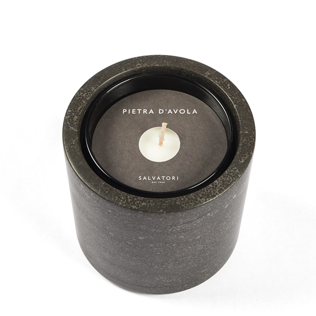 Pietra L11 Candle Holder in Pietra DAvola Limestone by Salvatori