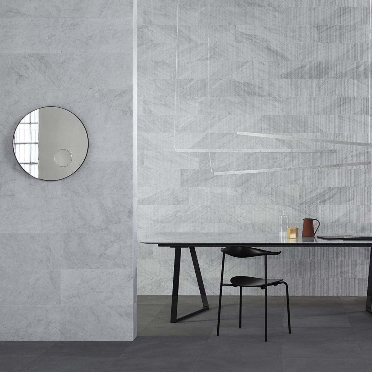 Archimede Circle Mirror by Salvatori