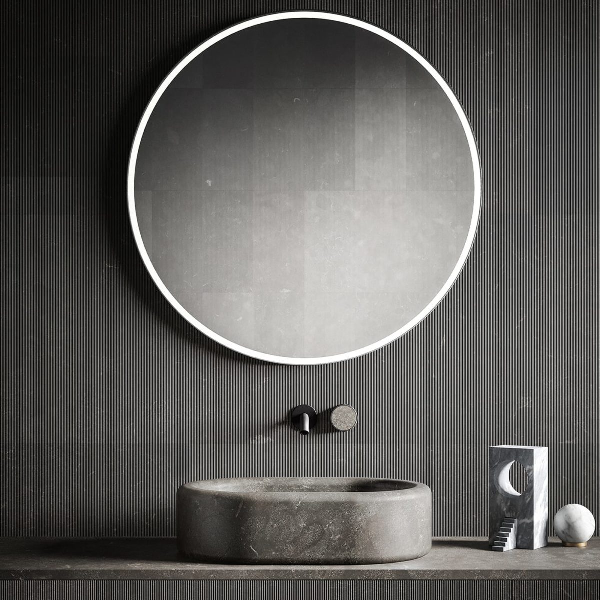 Round Mirari Mirror by Salvatori