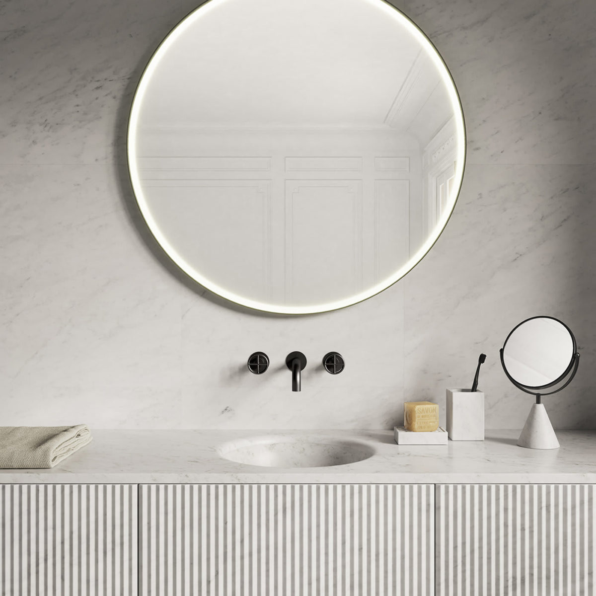 Round Mirari Mirror by Salvatori