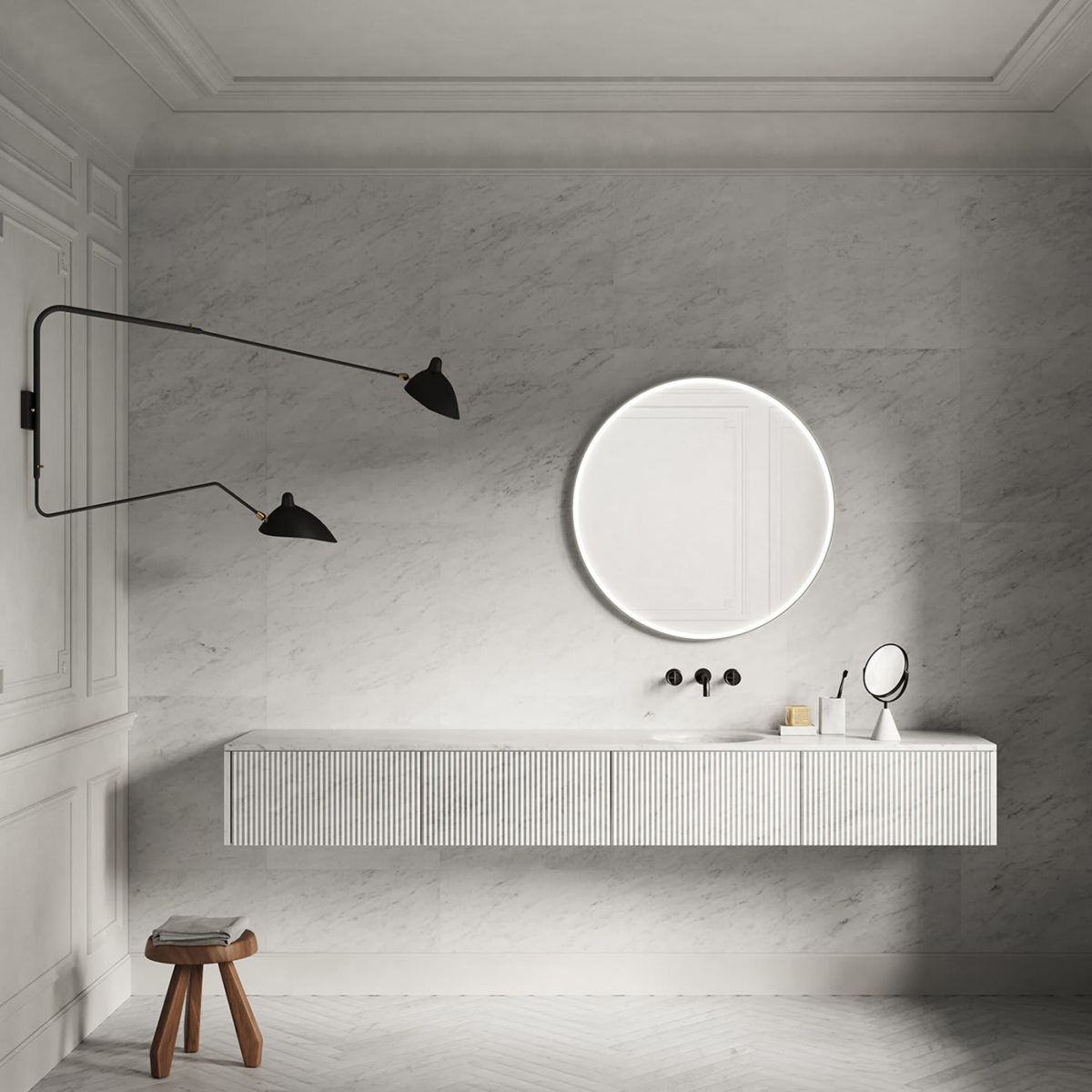 Round Mirari Mirror by Salvatori