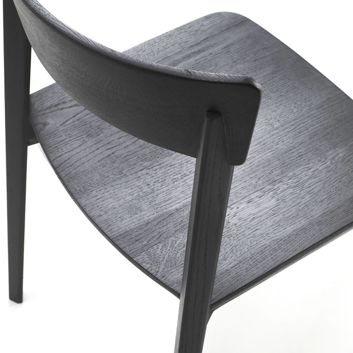 Mia Wood Black Durmast Chair by Riva 1920