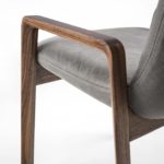 Noblé Gray Chair With Arms by Riva 1920