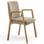 Noblé Brown Chair With Arms by Riva 1920