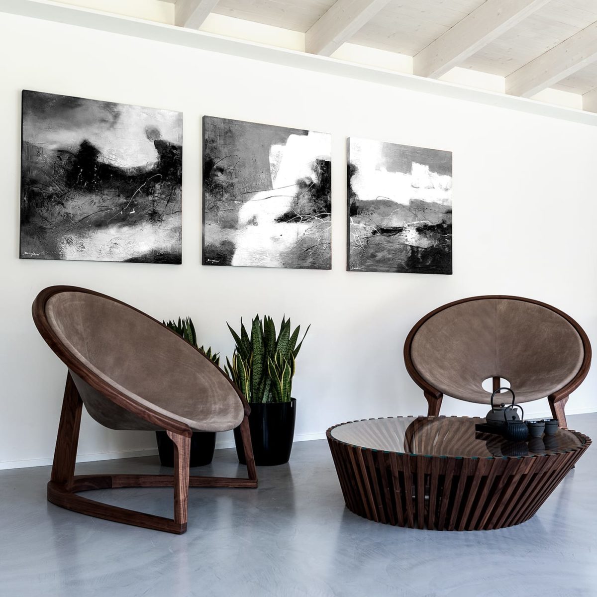 Ying & Yang Lounge Chair by Riva 1920